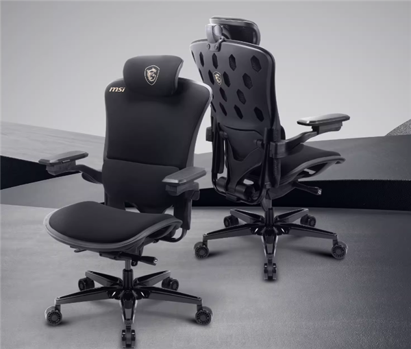 微星MAG A10电竞椅首发2499元:人体工学设计 4D可调节扶手