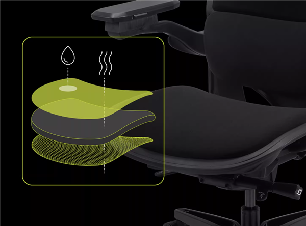 微星MAG A10电竞椅首发2499元:人体工学设计 4D可调节扶手