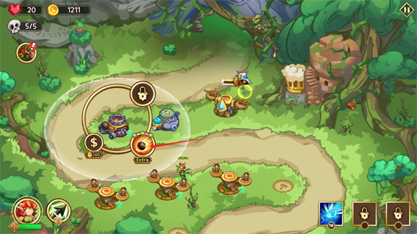 塔防之王5建造防御塔界面