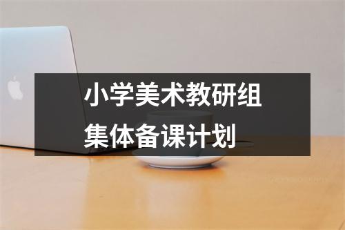 小学美术教研组集体备课计划