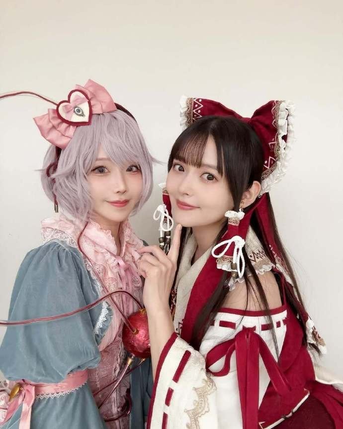 可爱政委！ 日本声优上坂堇cos博丽灵梦