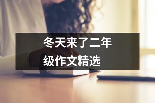 冬天来了二年级作文精选
