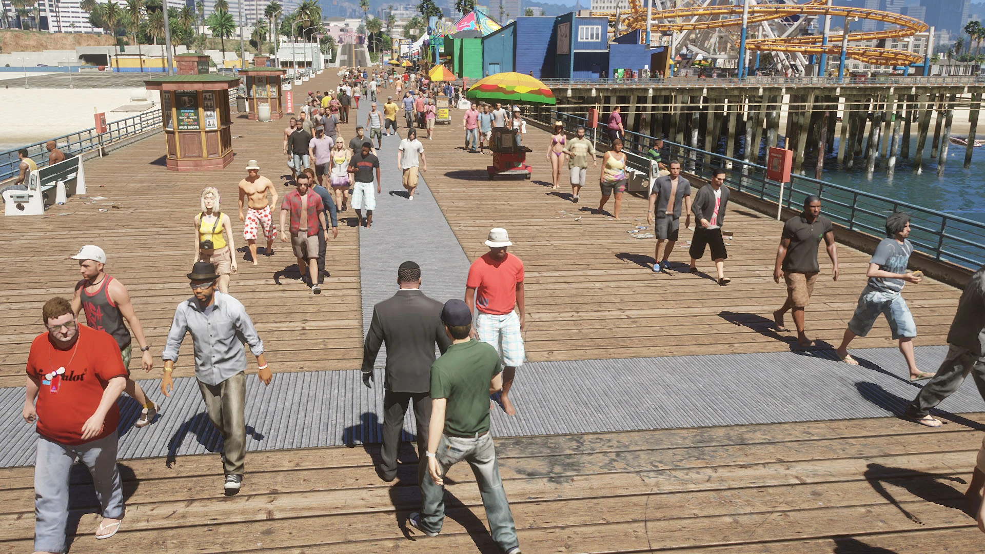 《GTA5》新模组推出：大幅提升洛圣都路人数量！