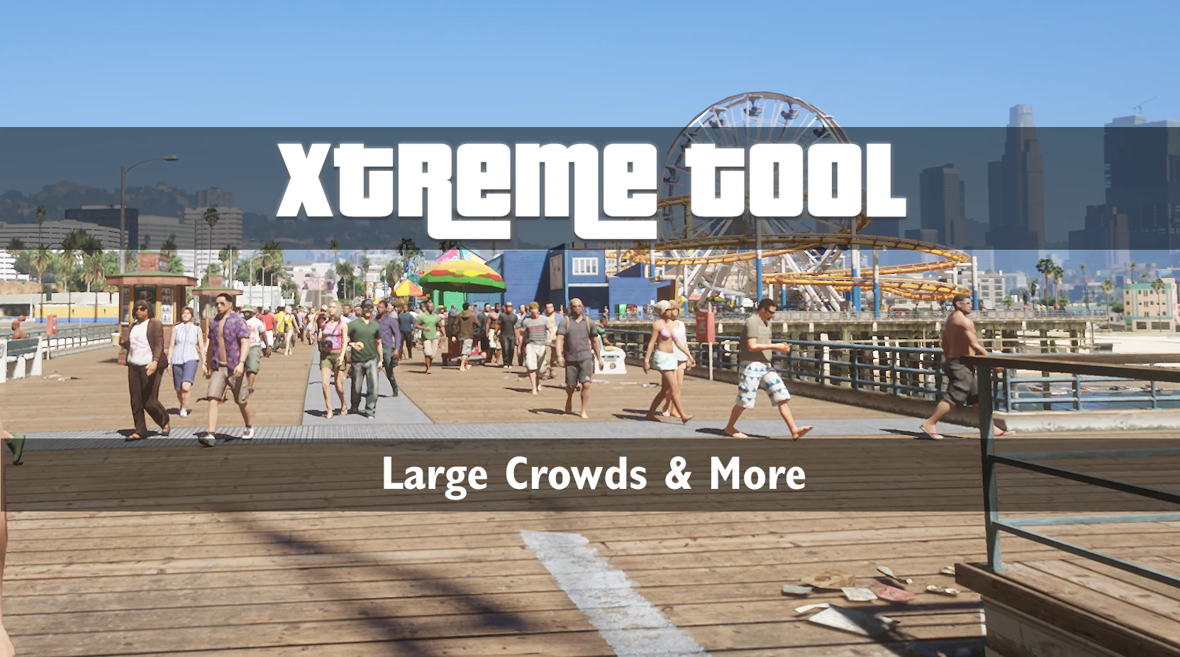 《GTA5》新模组推出：大幅提升洛圣都路人数量！