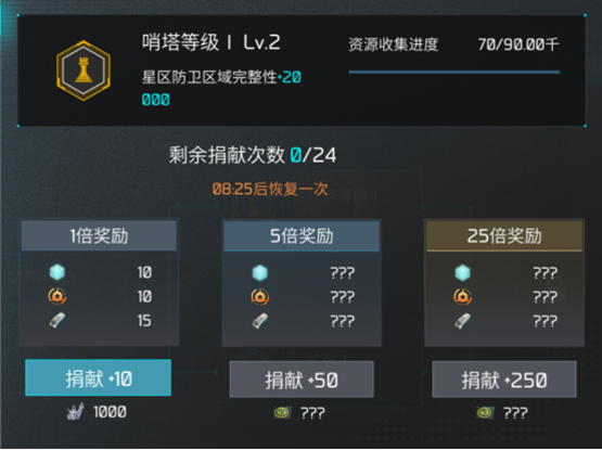 无尽银河军团升级界面