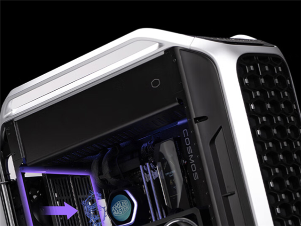 酷冷至尊COSMOS Alpha机箱首发3499元:曲面铝合金框架 钢化玻璃面板