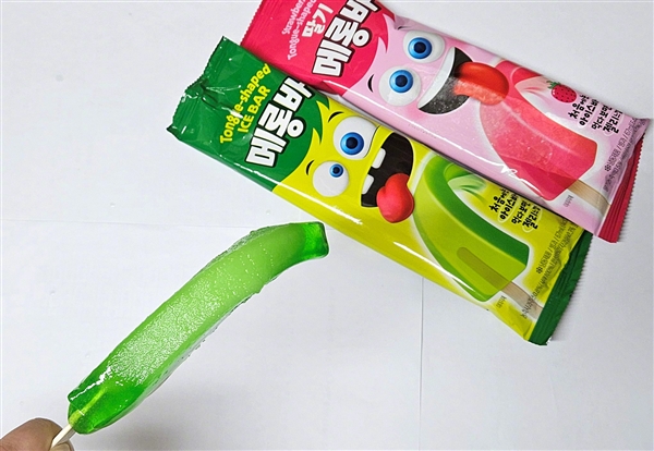 中国棒冰“绿舌头”在韩国走红:2个月卖出超500万支