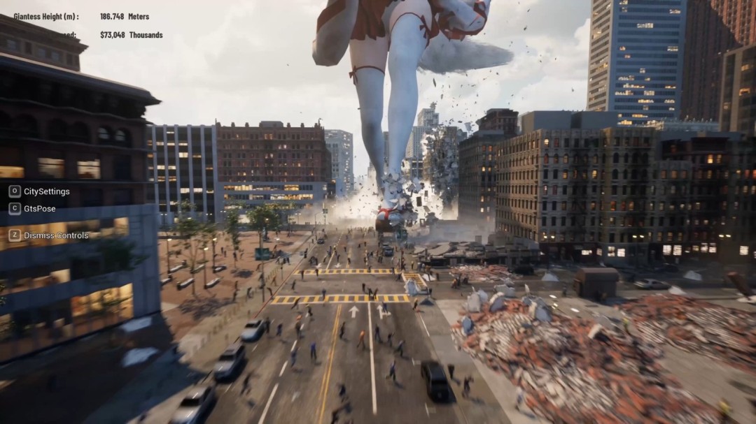 《女巨人游乐场》发布新实机展示 细节丰富的25×25平方公里城市