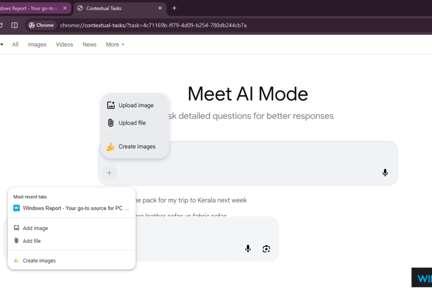 谷歌 Chrome 浏览器测试全新 AI 模式：原生标签页运行