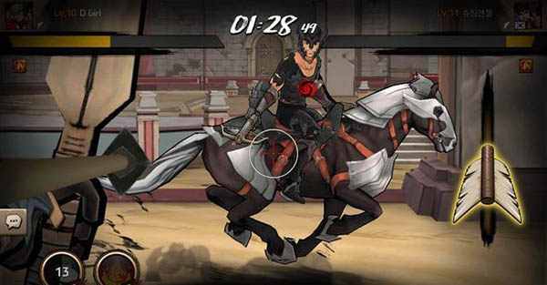 战箭天下射击部位伤害演示