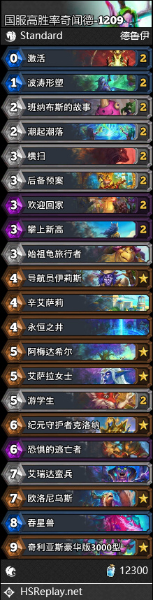 炉石传说12月标准奇闻德卡组一览