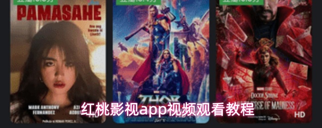红桃影视app视频怎么观看 红桃影视app视频观看教程