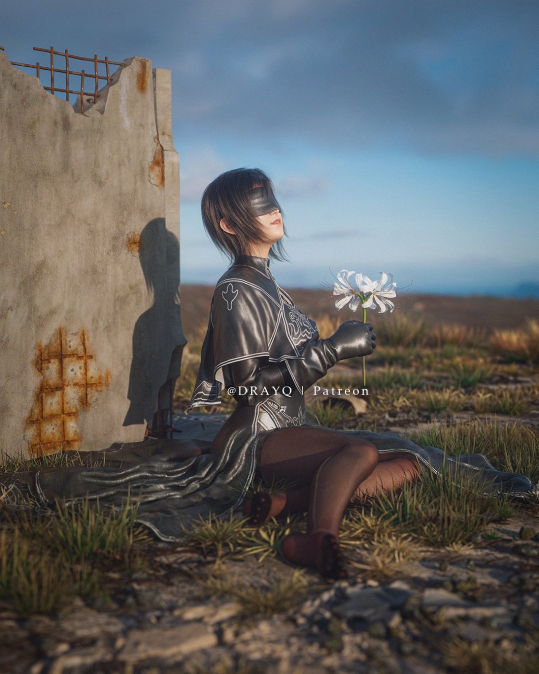 3D大神分享《最终幻想7：重制版》尤菲新图 小麋鹿超可爱