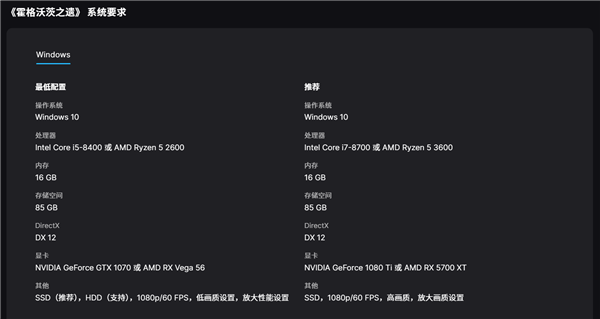 Epic游戏连送第一弹:原价384元的《霍格沃茨之遗》!