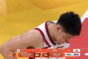 一球也没进！张宁替补20分钟 6中0&三分4中0仅靠罚球拿1分