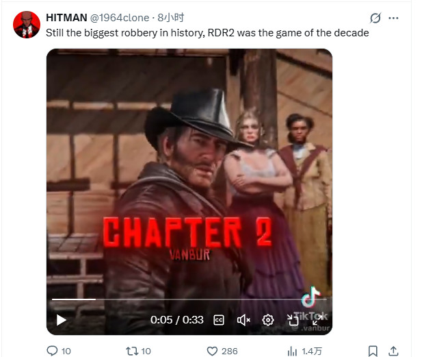 遗憾没有《荒野大镖客2》！过去十年TGA年度游戏盘点