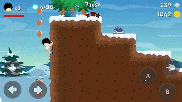 梦幻冒险角色闪避动作展示