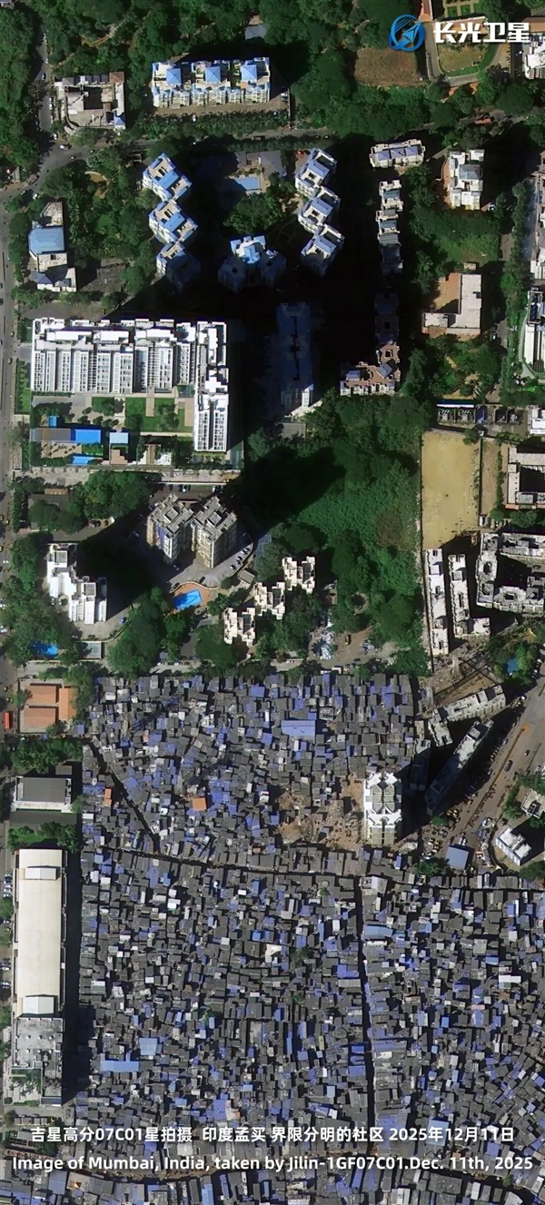 卫星眼中的印度大城市孟买:上海果然不如它!