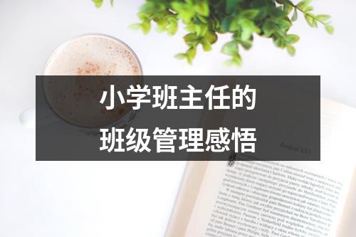 小学班主任的班级管理感悟（共7篇）