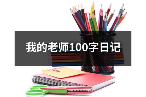 我的老师100字日记