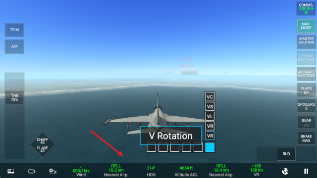 真实空战模拟器参数面板
