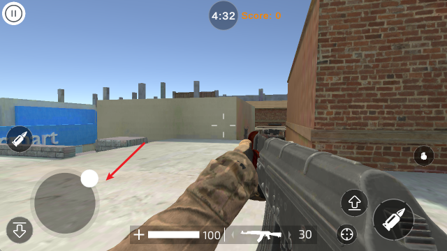 局部战争移动操作界面