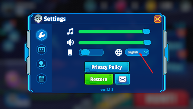太空饥饿大逃杀语言选择界面