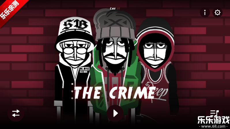 节奏盒子The Crime模组开始界面