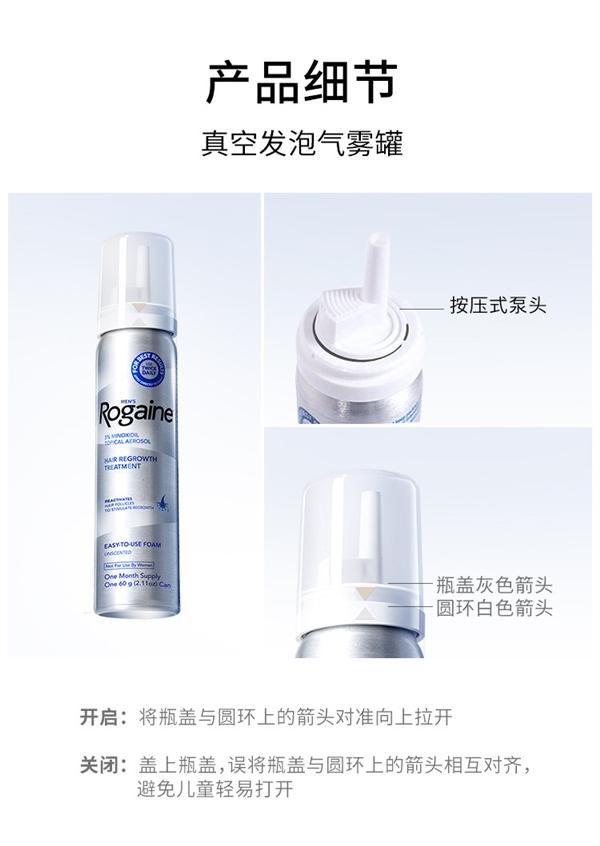 中年男人的福音！米诺地尔原研者培健3瓶喷剂刚需速囤