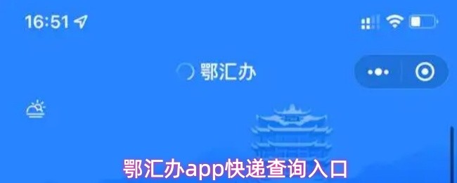 鄂汇办app怎么查询快递