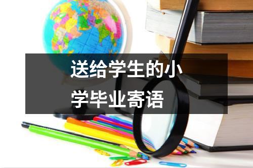 送给学生的小学毕业寄语（共8篇）