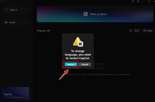 剪映国际版如何设置简体中文